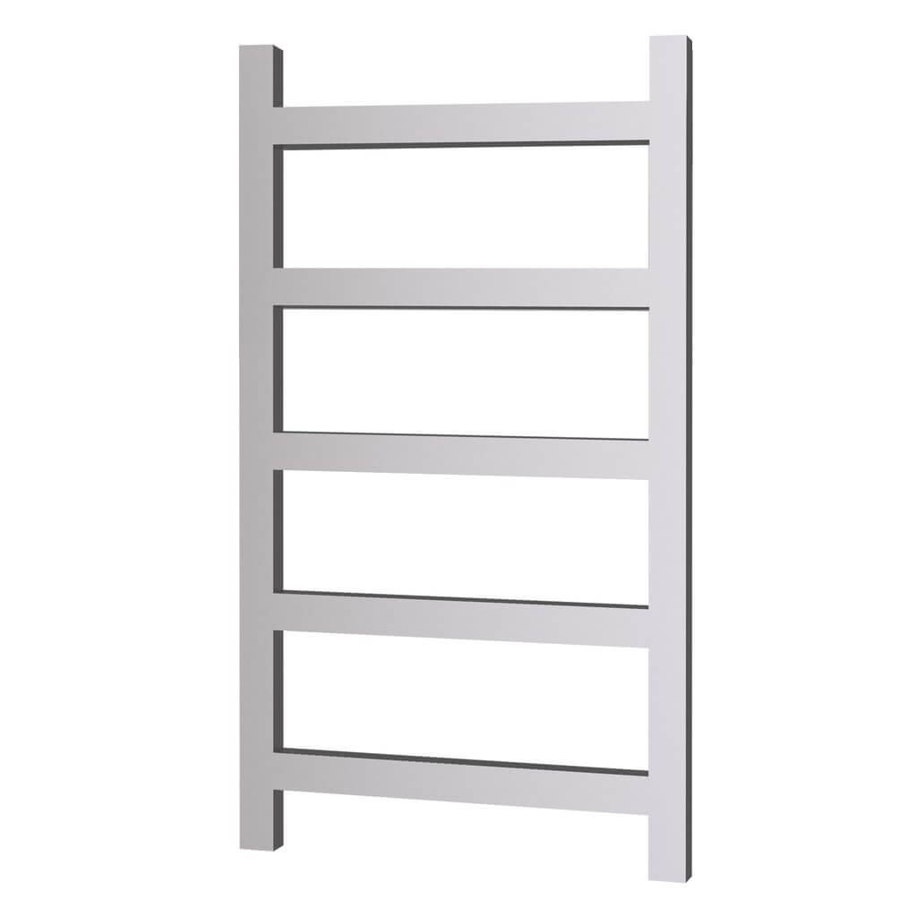Radox Eros 625mm H chrome horizontal heated towel rail with designer modern style