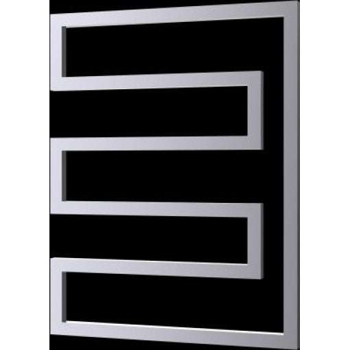 Radox Essence 730mm x 580mm stainless steel designer heated towel rail with modern geometric design