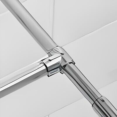 Merlyn Ionic Round Support Arm T Piece Bracket - Chrome - A04S0010 - TAP 'N' SHOWER