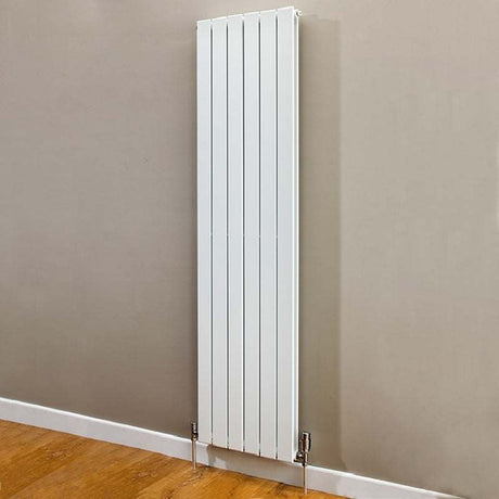 Supplies4Heat Beaufort 1820mm Height x 464mm Width White Single Vertical Radiator - BEAUF184606SVW