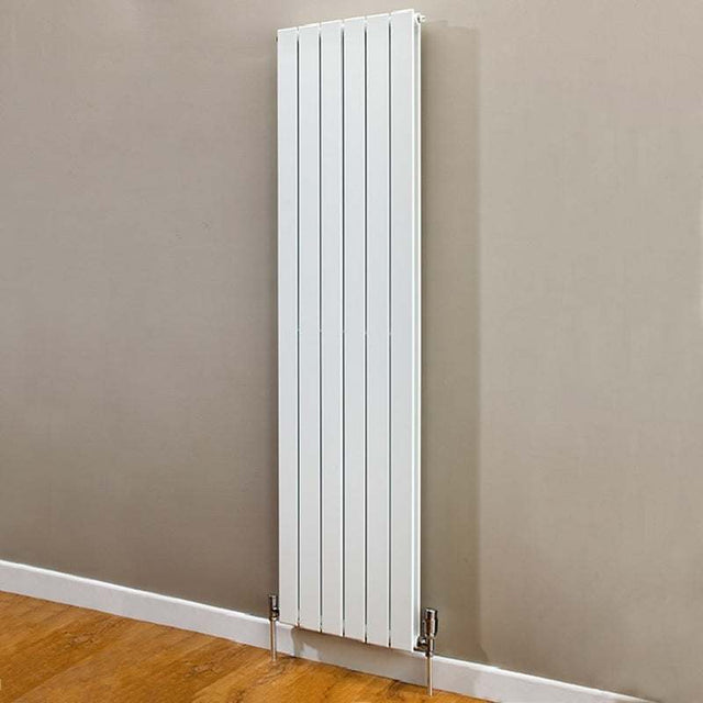 Supplies4Heat Beaufort 1820mm Height x 540mm Width White Double Vertical Radiator - BEAUF185414DVW