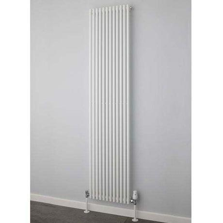 Supplies4Heat Chaucer 1820mm Height x 402mm Width White Single Vertical Radiator - CHAU184012SVW
