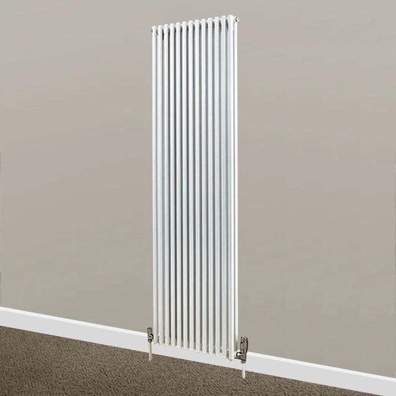 Supplies4Heat Chaucer 1820mm Height x 402mm Width White Double Vertical Radiator - CHAU184024DVW - TAP 'N' SHOWER