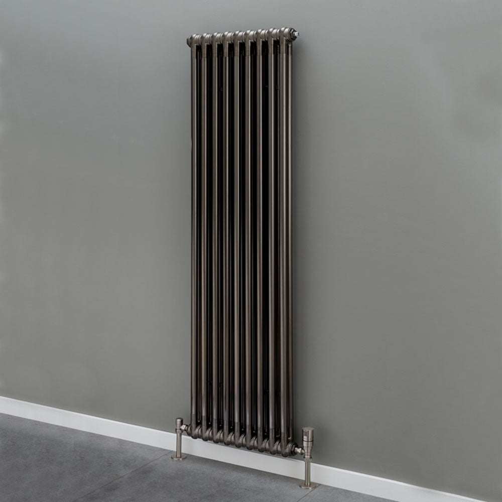 Supplies4Heat Cornel 1800mm Height x 204mm Width 4 Sections Lacquer 2 Column Vertical Radiator - CORN2C182004VL - TAP 'N' SHOWER