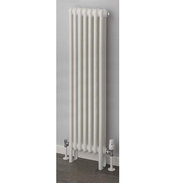 Supplies4Heat Cornel 1800mm Height x 339mm Width White Vertical 3 Column Radiator - CORN3C183307VW - TAP 'N' SHOWER