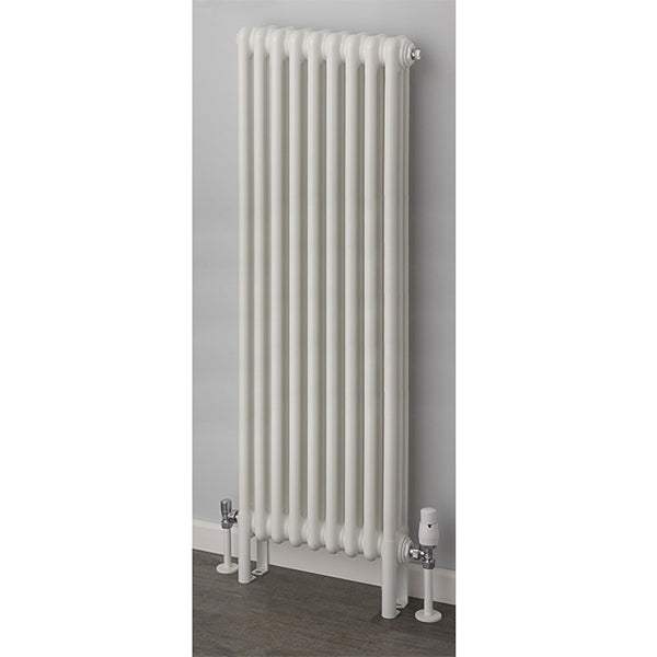 Supplies4Heat Cornel 1800mm Height x 429mm Width White Vertical 3 Column Radiator - CORN3C184209VW - TAP 'N' SHOWER