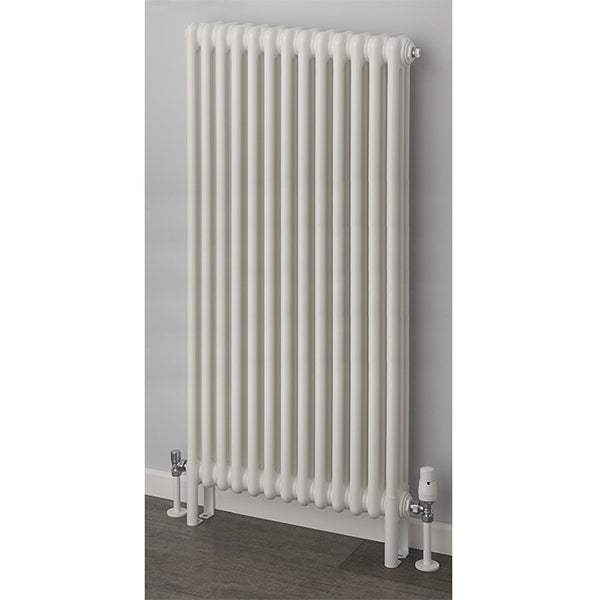Supplies4Heat Cornel 1800mm Height x 609mm Width White Vertical 3 Column Radiator - CORN3C186013VW - TAP 'N' SHOWER