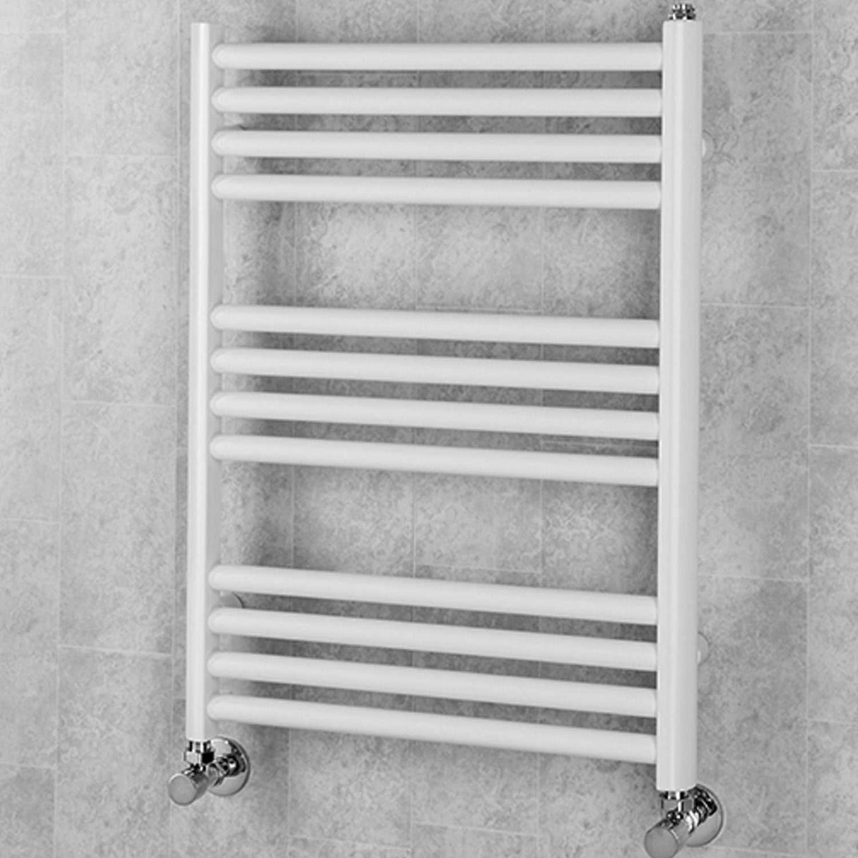 Supplies4Heat Winsford 1374mm Height x 500mm Width White Ladder Towel Rail - WINS135021W - TAP 'N' SHOWER