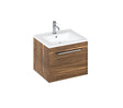 Britton Shoreditch One Drawer Wall Hung Vanity Unit 550mm - Caramel - S55SDC - TAP 'N' SHOWER