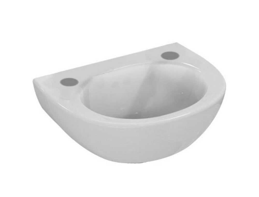Armitage Shanks Sandringham 21 2 Tap Holes Countertop Basin 350mm - White - S815001 - TAP 'N' SHOWER