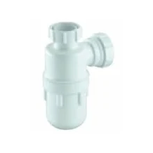 Armitage Shanks 1 1/2" Plastic Resealing Bottle Trap - White - S892567 - TAP 'N' SHOWER