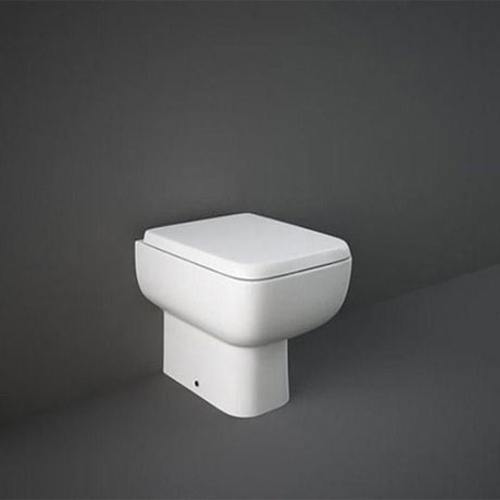 RAK Series 600 Rimless Back to Wall Pan - Alpine White - SE17AWHA - TAP 'N' SHOWER