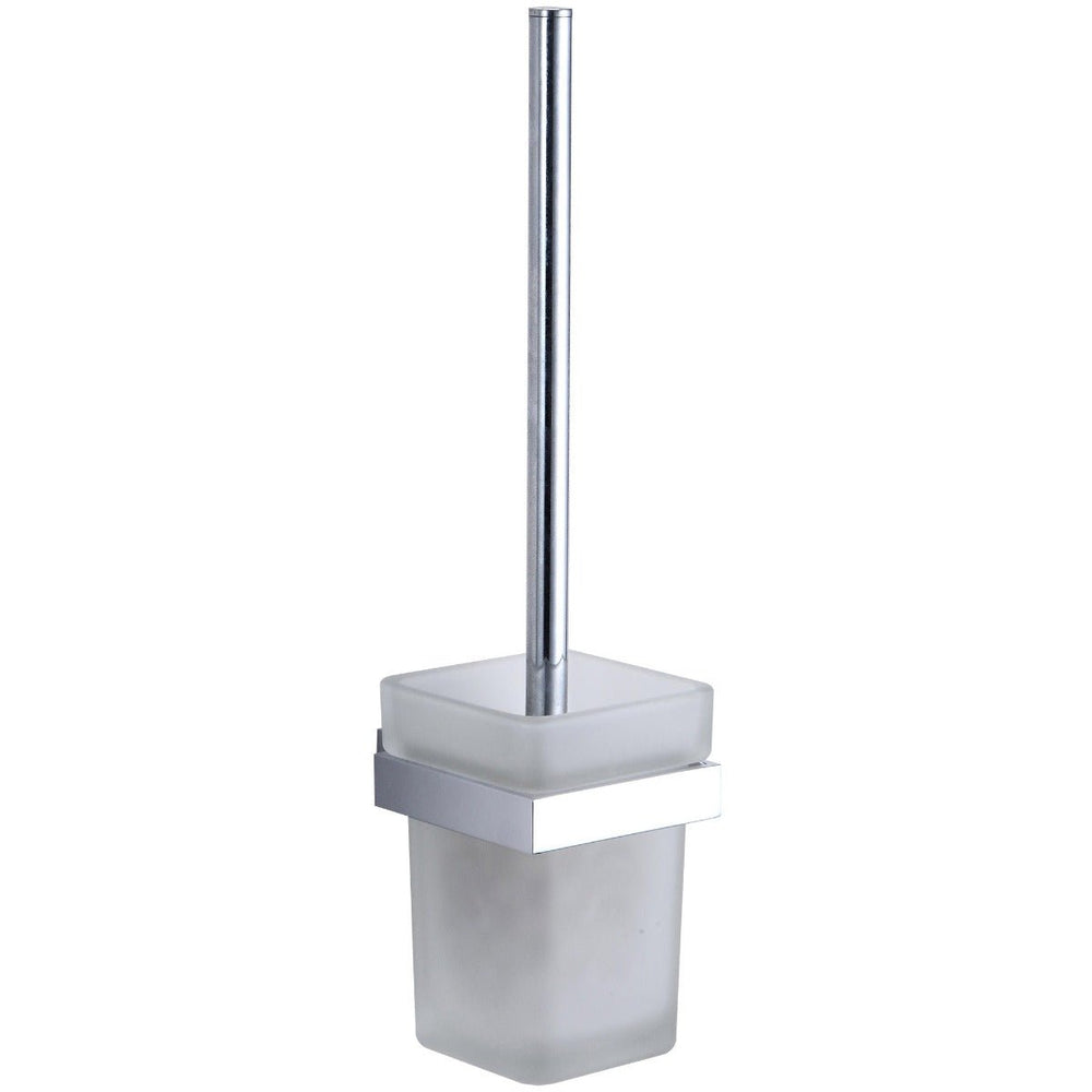 Scudo Alpha Toilet Brush Set - Chrome - ALPHA - 009 - TAP 'N' SHOWER