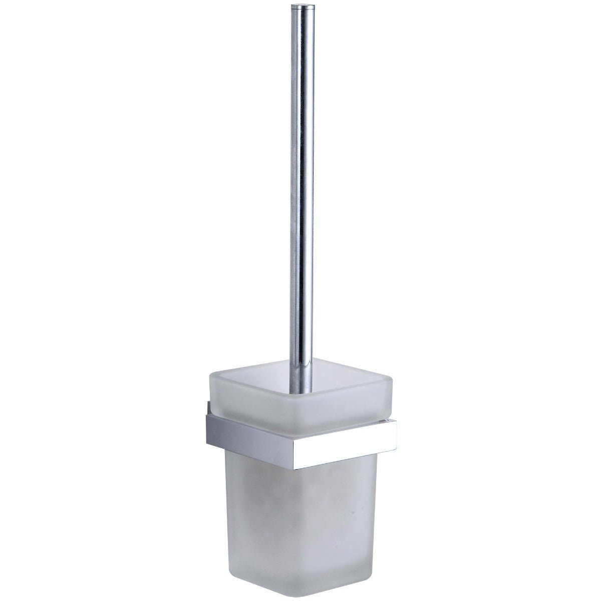 Scudo Alpha Toilet Brush Set - Chrome - ALPHA - 009 - TAP 'N' SHOWER