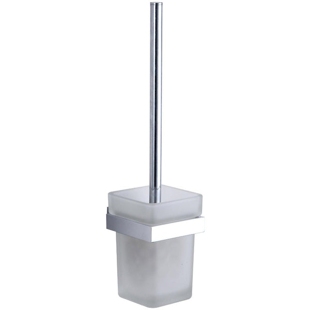 Scudo Alpha Toilet Brush Set - Chrome - ALPHA - 009 - TAP 'N' SHOWER