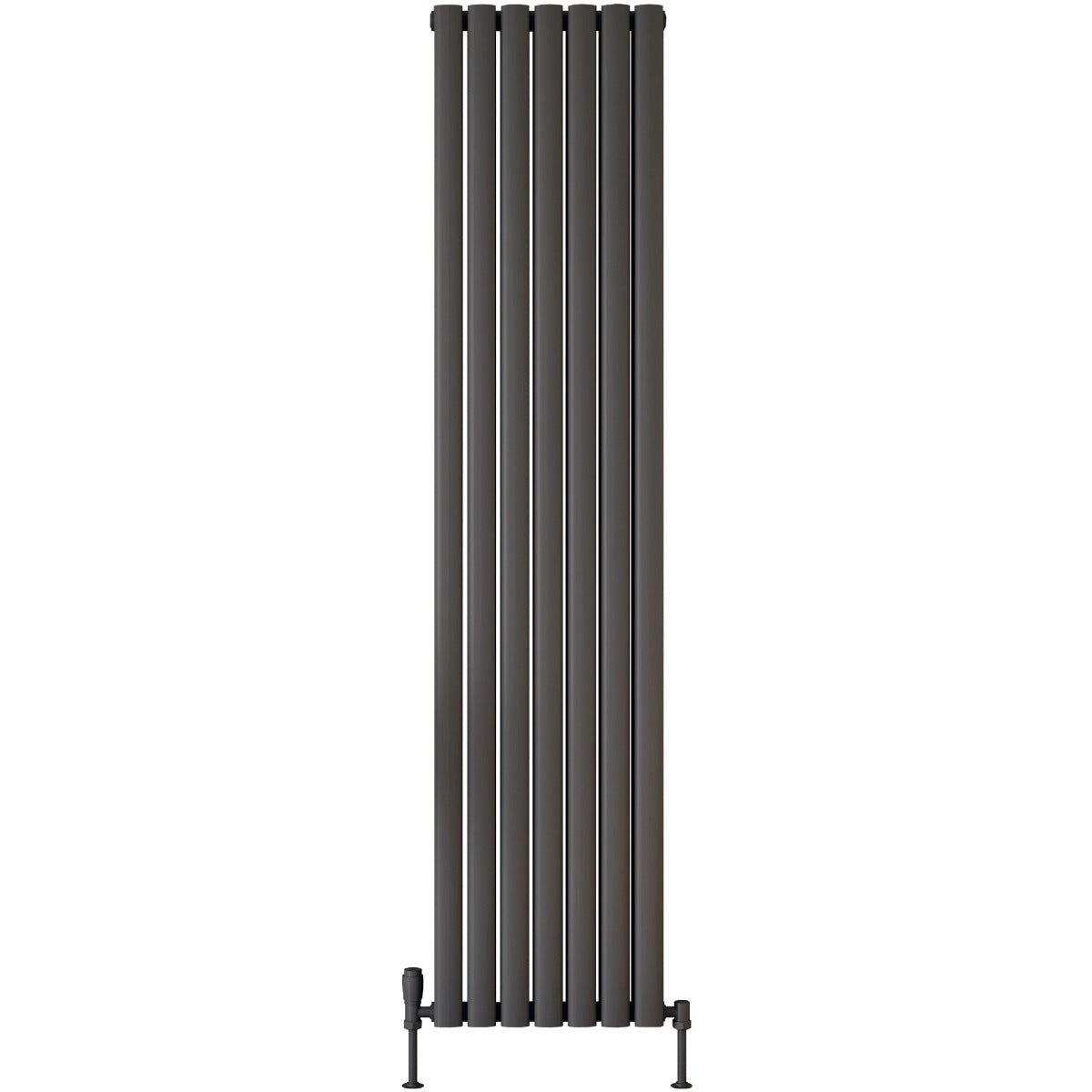 Scudo Apex Double Designer Radiator 413 x 1800mm - Anthracite - APEX18 - 41V - D - A - TAP 'N' SHOWER