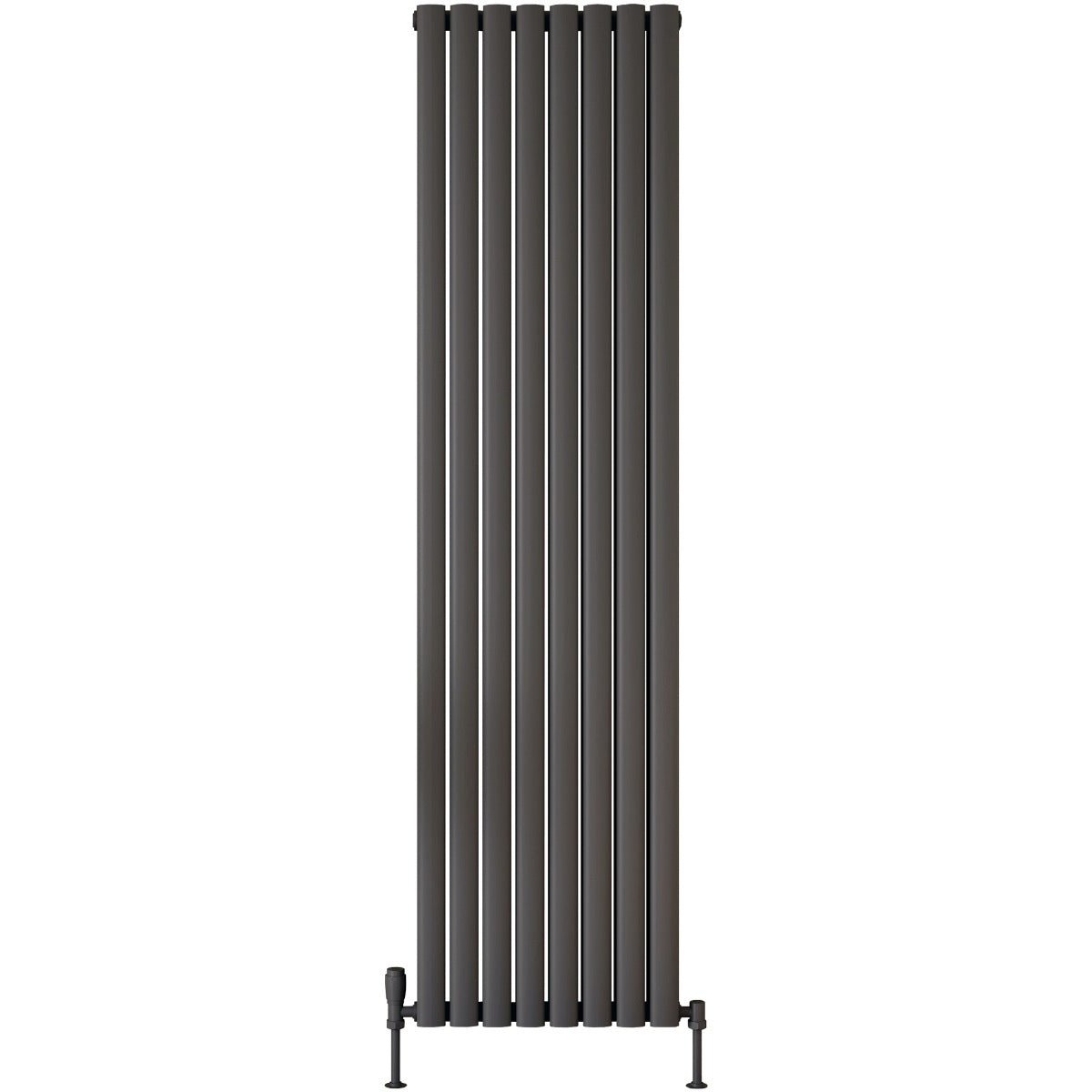 Scudo Apex Double Designer Radiator 531 x 1800mm - Anthracite - APEX18 - 53V - D - A - TAP 'N' SHOWER