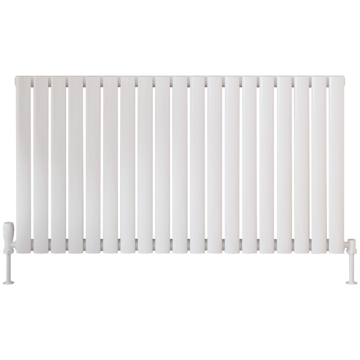 Scudo Apex Designer Radiator Single 600 x 1121mm - White - APEX60 - 112S - W - TAP 'N' SHOWER