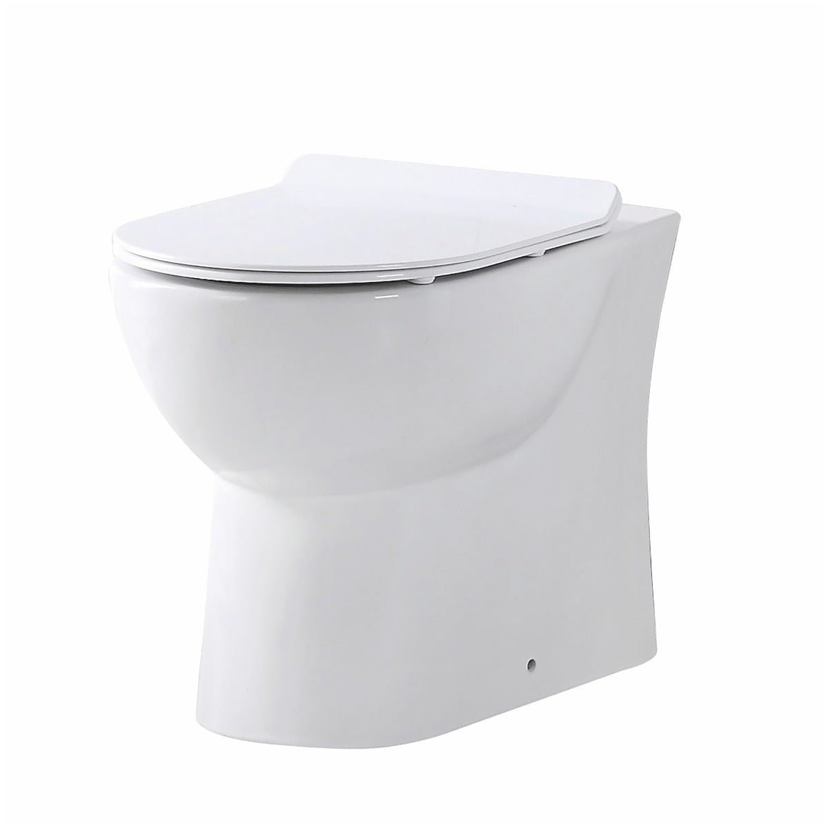 Scudo Belini Rimless Back To Wall WC Pan 430mm - Gloss White - BELINI005 - TAP 'N' SHOWER