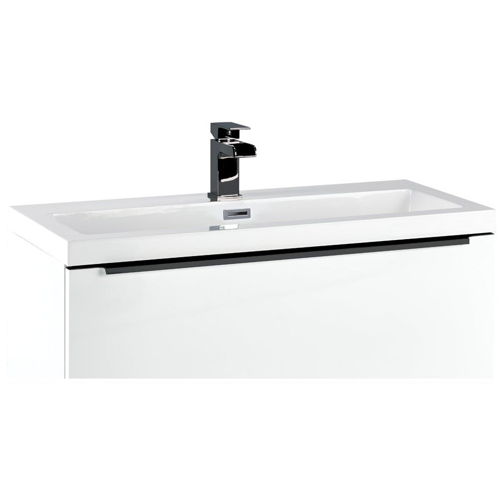 Scudo Muro Wrap Over Handle 800mm - Black - BLACK - 800HANDLE - TAP 'N' SHOWER