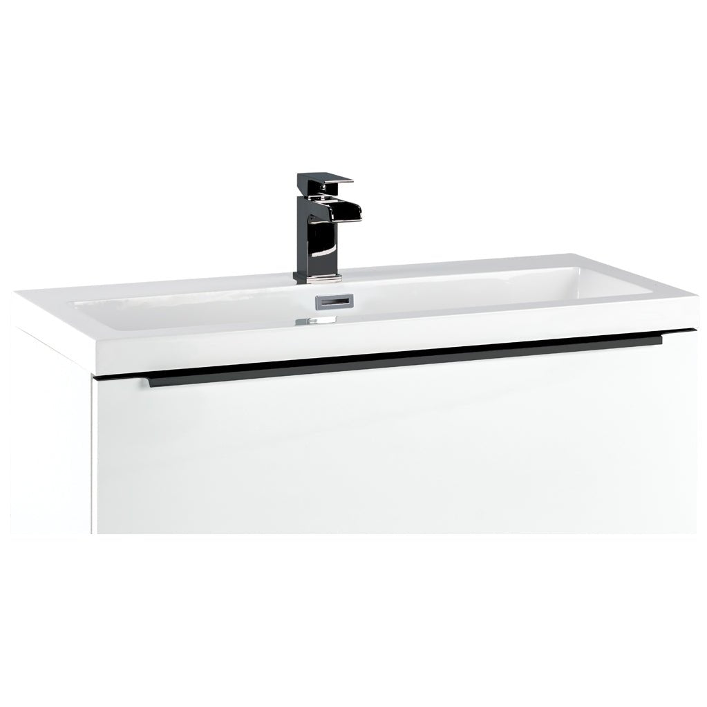 Scudo Muro Wrap Over Handle 800mm - Black - BLACK - 800HANDLE - TAP 'N' SHOWER