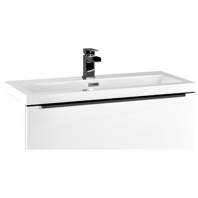 Scudo Muro Wrap Over Handle 800mm - Black - BLACK - 800HANDLE - TAP 'N' SHOWER