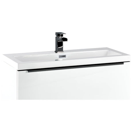 Scudo Muro Wrap Over Handle 800mm - Black - BLACK - 800HANDLE - TAP 'N' SHOWER