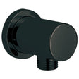 Scudo Round Outlet Elbow - Matt Black - BLACK011ORB - TAP 'N' SHOWER