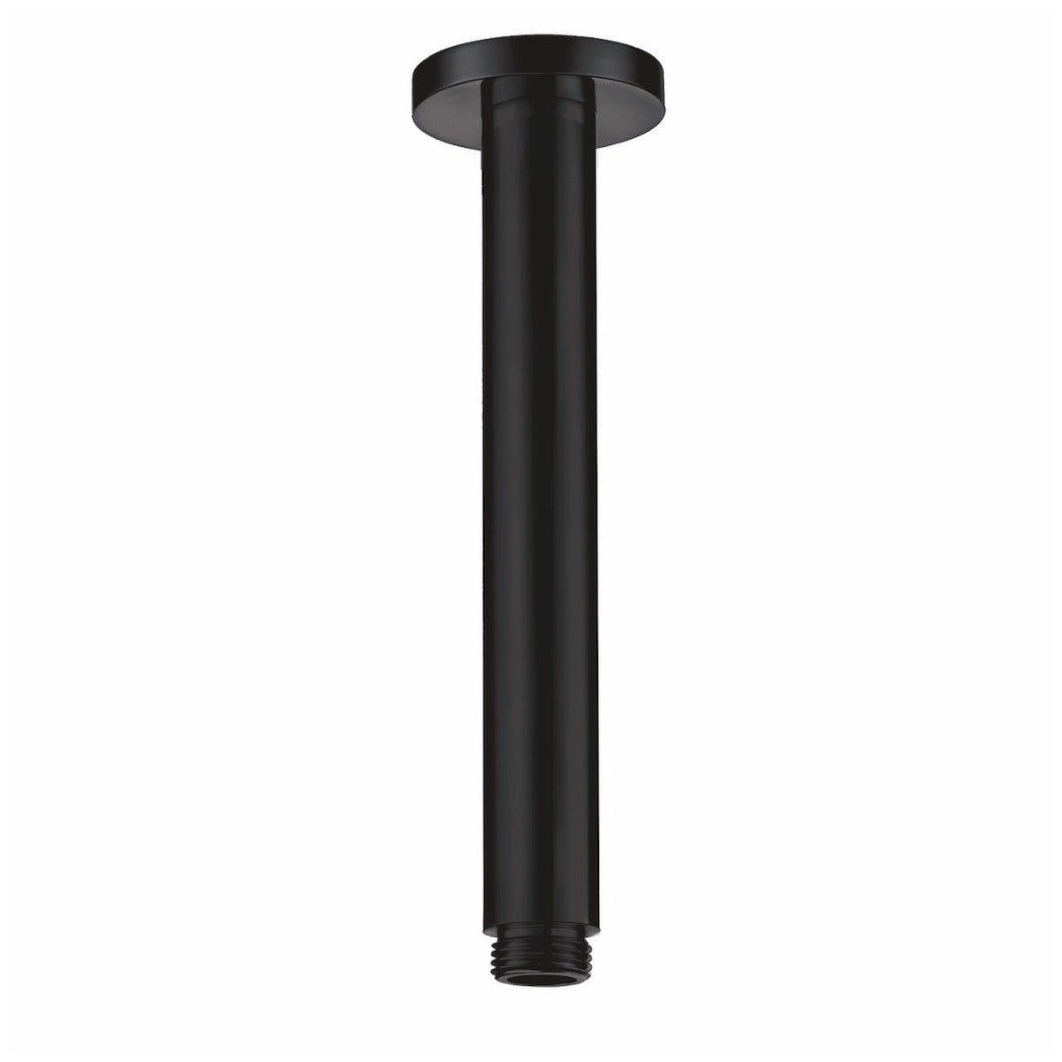Scudo Round Ceiling Shower Arm - Matt Black - BLACK015ORBL - TAP 'N' SHOWER