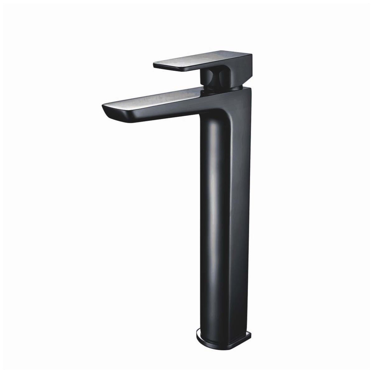 Scudo Muro High Rise Mono Basin Mixer Tap - Black - BLACK244ORBL - TAP 'N' SHOWER
