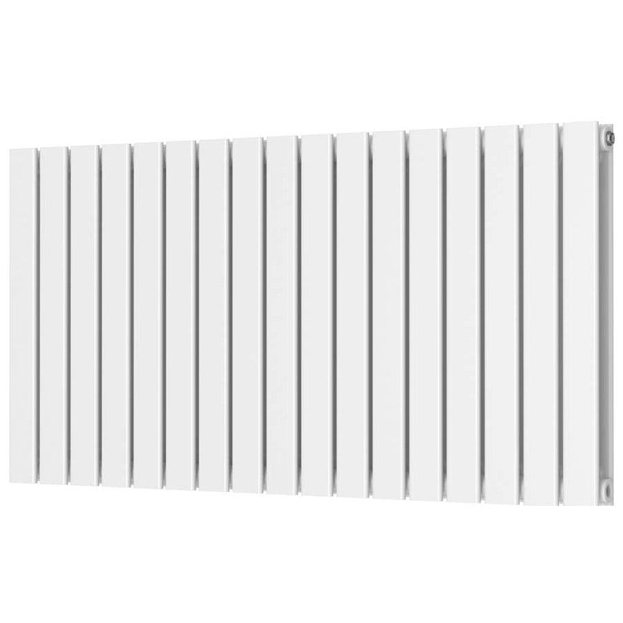 Scudo Bravo Double Designer Radiator 600 x 1158mm - White - BRAV60 - 116D - W - TAP 'N' SHOWER