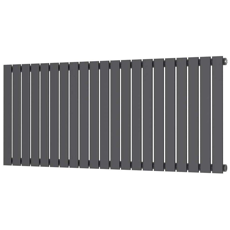 Scudo Bravo Designer Radiator Single 600 x 1430mm - Anthracite - BRAV60 - 143S - A - TAP 'N' SHOWER