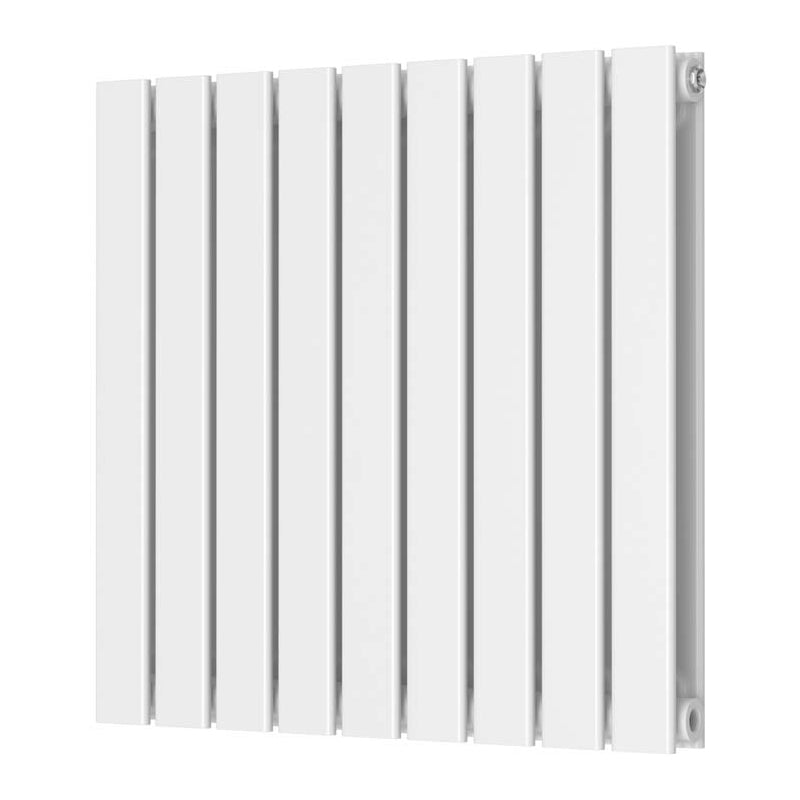Scudo Bravo Double Designer Radiator 600 x 614mm - White - BRAV60 - 61D - W - TAP 'N' SHOWER
