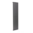Scudo Bravo Designer Radiator Single 1800mm x 408mm - Anthracite - BRAV1800 - 41S - A - TAP 'N' SHOWER