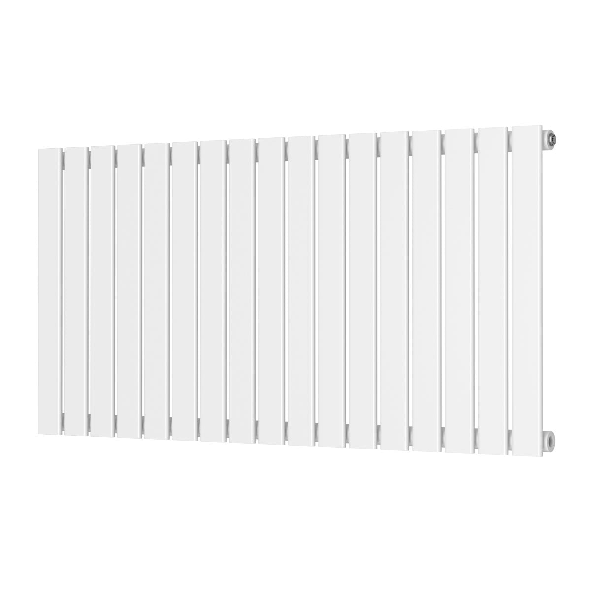 Scudo Bravo Designer Radiator Single 600mm x 1158mm - White - BRAV60 - 116S - W - TAP 'N' SHOWER
