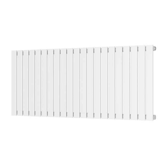 Scudo Bravo Designer Radiator Single 600mm x 1430mm - White - BRAV60 - 143S - W - TAP 'N' SHOWER