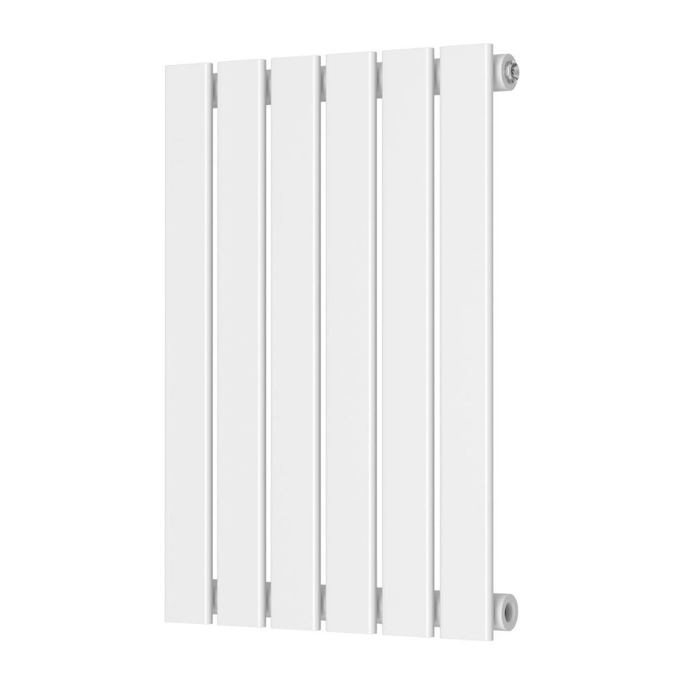 Scudo Bravo Designer Radiator Single 600mm x 410mm - White - BRAV60 - 41S - W - TAP 'N' SHOWER