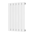 Scudo Bravo Designer Radiator Single 600mm x 410mm - White - BRAV60 - 41S - W - TAP 'N' SHOWER