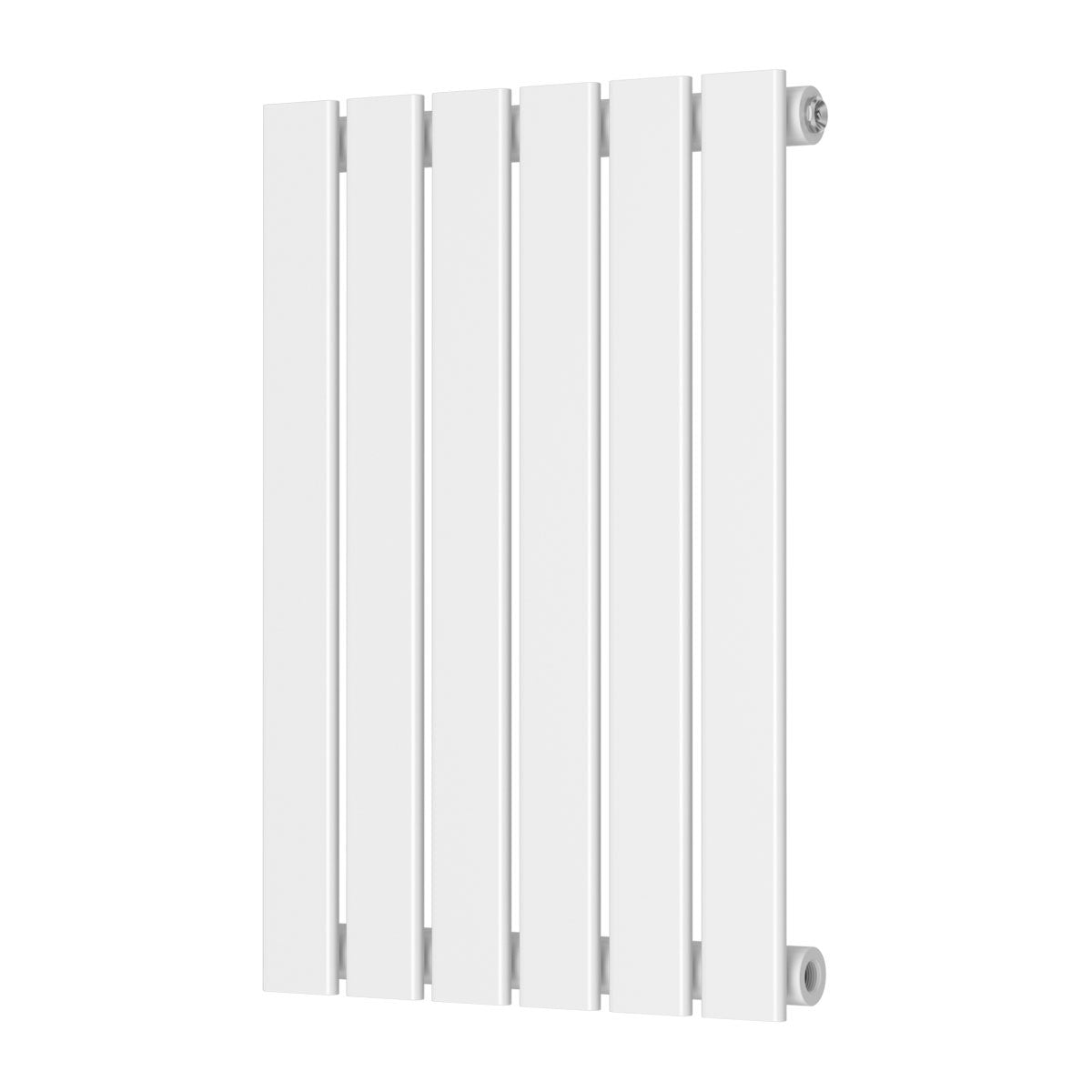 Scudo Bravo Designer Radiator Single 600mm x 410mm - White - BRAV60 - 41S - W - TAP 'N' SHOWER