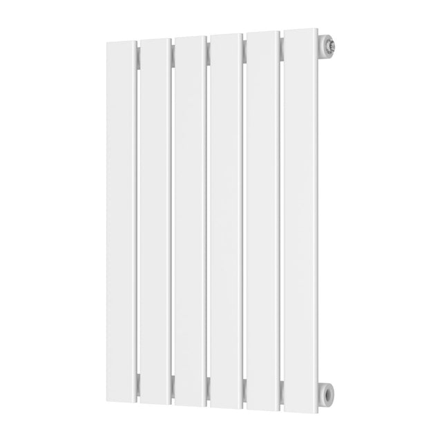 Scudo Bravo Designer Radiator Single 600mm x 410mm - White - BRAV60 - 41S - W - TAP 'N' SHOWER