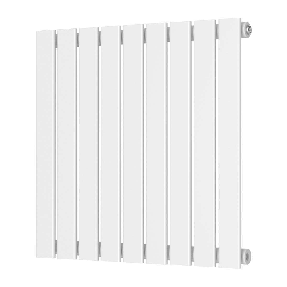Scudo Bravo Designer Radiator Single 600mm x 614mm - White - BRAV60 - 61S - W - TAP 'N' SHOWER