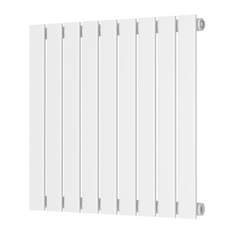 Scudo Bravo Designer Radiator Single 600mm x 614mm - White - BRAV60 - 61S - W - TAP 'N' SHOWER