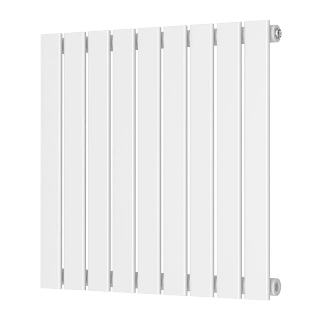 Scudo Bravo Designer Radiator Single 600mm x 614mm - White - BRAV60 - 61S - W - TAP 'N' SHOWER