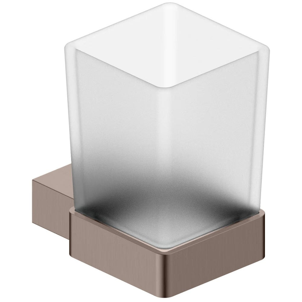 Scudo Monza Tumbler Holder - Brushed Bronze - BRONZEACC - 001 - TAP 'N' SHOWER