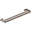 Scudo Monza Double Towel Rail - Brushed Bronze - BRONZEACC - 005 - TAP 'N' SHOWER