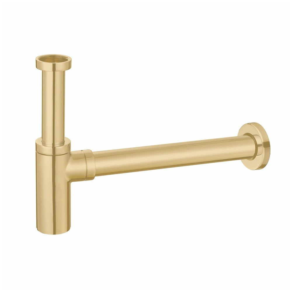 Scudo Minimalist Bottle Trap - Brushed Brass - BT04 - TAP 'N' SHOWER