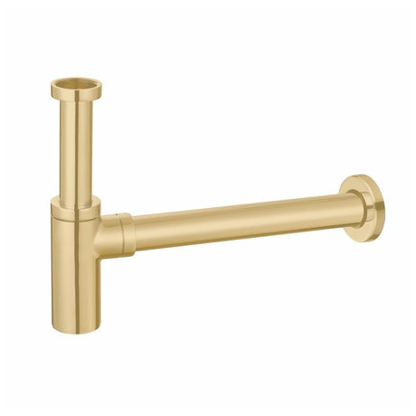 Scudo Minimalist Bottle Trap - Brushed Brass - BT04 - TAP 'N' SHOWER