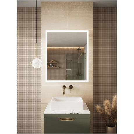 Scudo Prospr Single Door LED Mirror Cabinet with Bluetooth 500x700mm - CABINET001 - TAP 'N' SHOWER