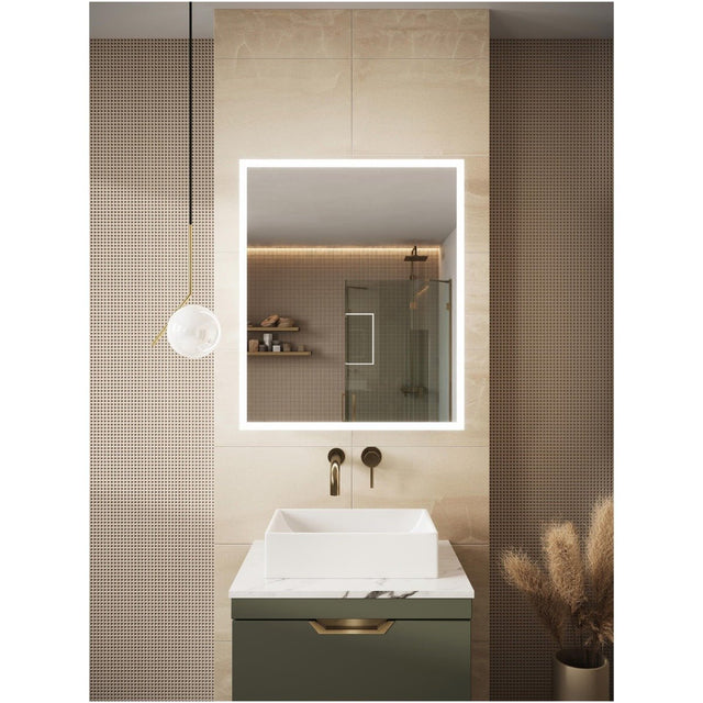 Scudo Prospr Single Door LED Mirror Cabinet with Bluetooth 500x700mm - CABINET001 - TAP 'N' SHOWER