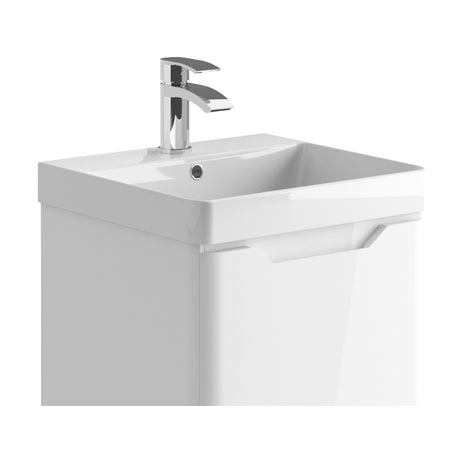 Scudo Rossini Deep Basin 500mm - Gloss White - DEEP500 - TAP 'N' SHOWER